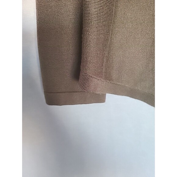 Chico's size 1 Pullover Long Sleeve Sweater Deep Olive Y2K - Picture 9 of 10